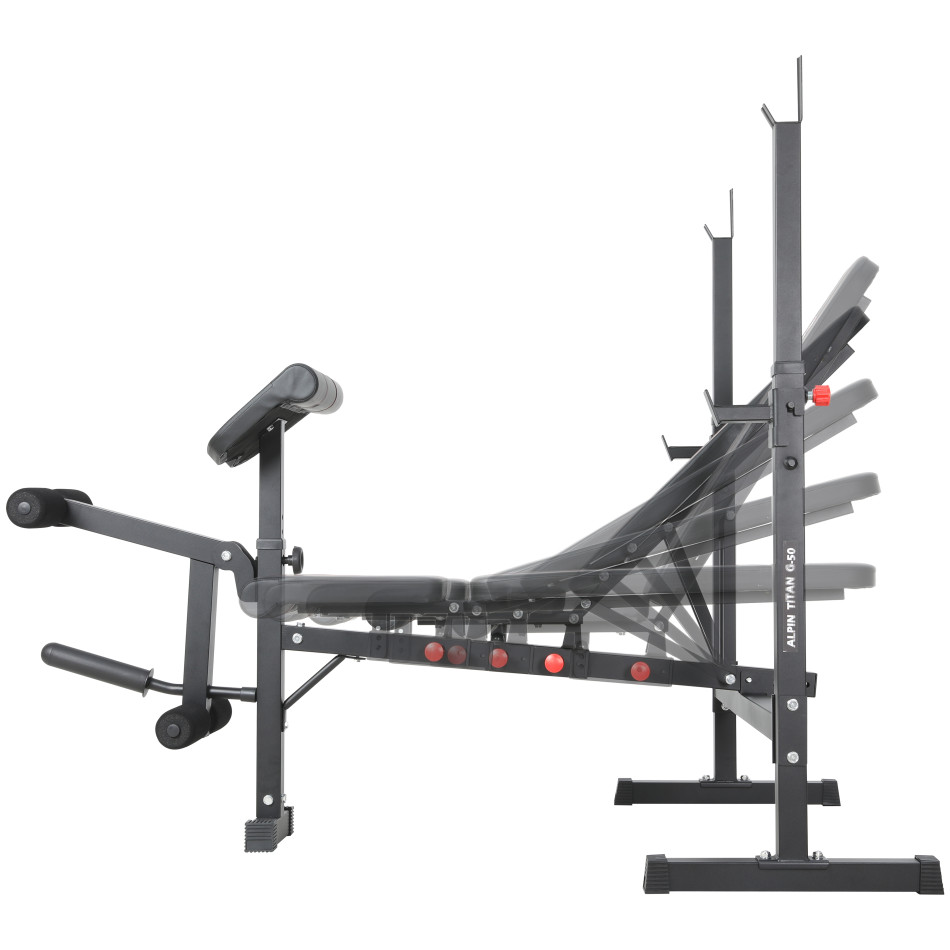 Скамья под штангу  Alpin Titan G-50 - фото3, картинка3 Скамья под штангу  Alpin Titan G-50 - фото3