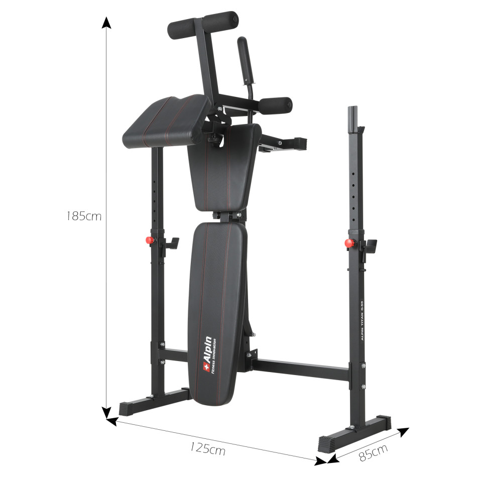 Скамья под штангу  Alpin Titan G-50 - фото10, картинка10 Скамья под штангу  Alpin Titan G-50 - фото10